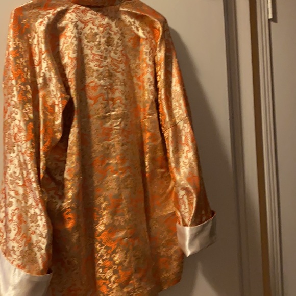 Silk Asian beautiful SHACKET, shirt/light jacket - Picture 11 of 11